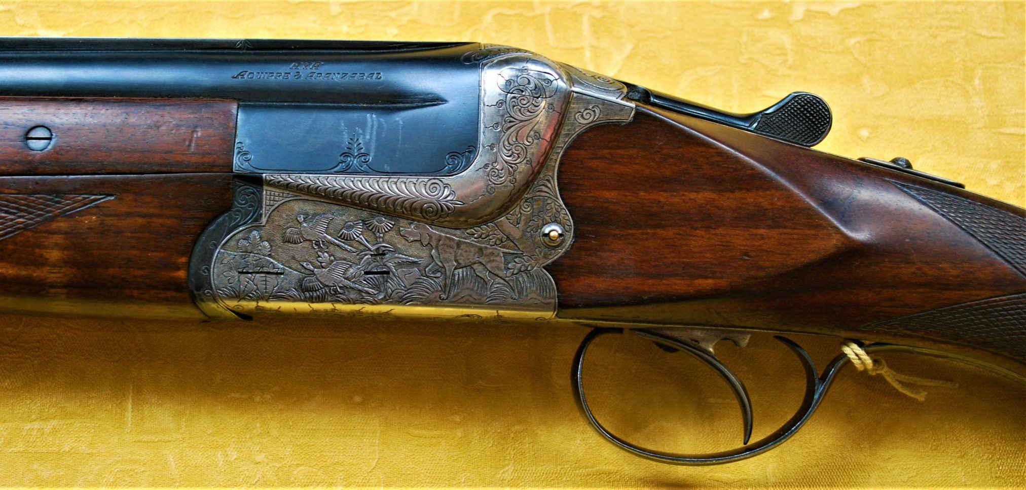 AYA 12G CORAL B OVER AND UNDER SHOTGUN. - Emma Custom Rifles