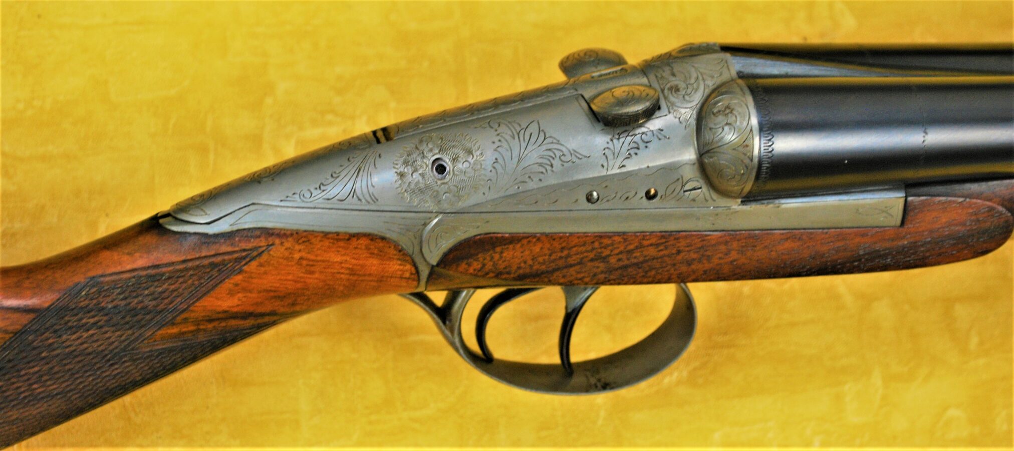 DARNE 12G SLIDING BREECH SIDE BY SIDE SHOTGUN. Emma Custom Rifles