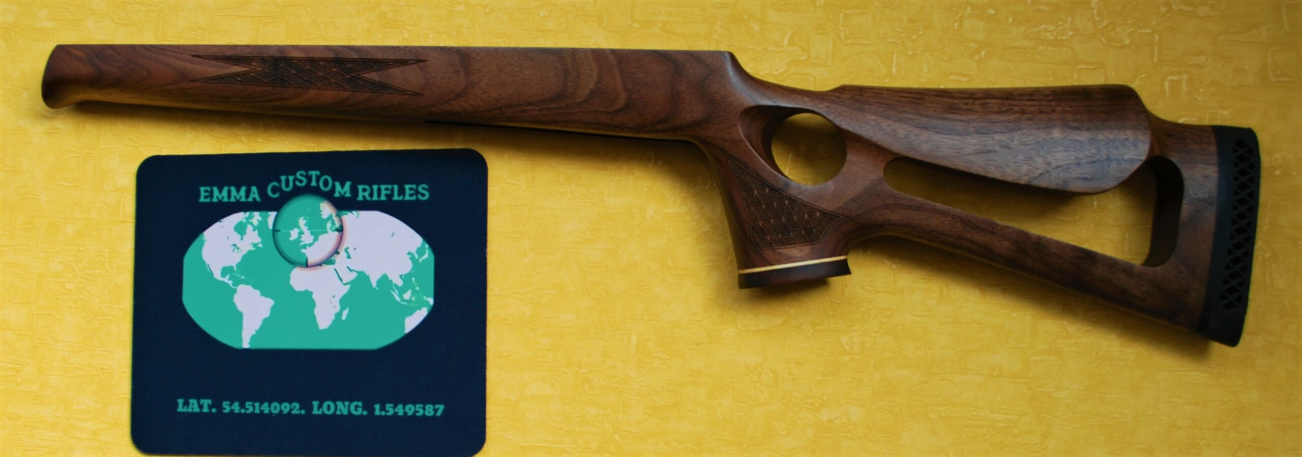 ANSCHUTZ 14161417 RIGHT HANDED THUMBHOLE DELUXE RIFLE STOCK. Emma