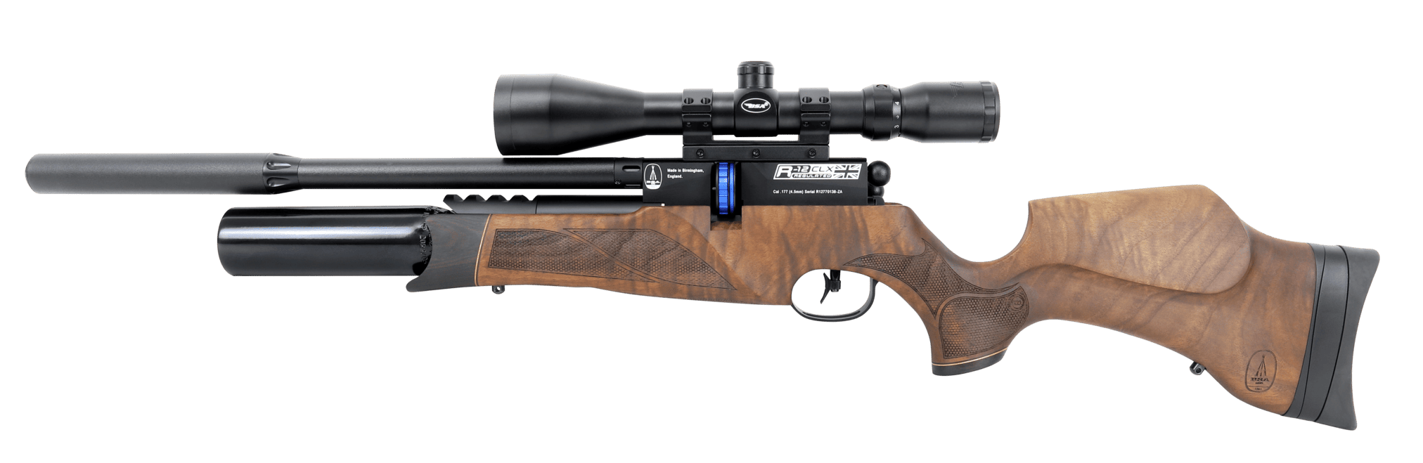 BSA R12 CLX PCP BOLT ACTION AIR RIFLE WALNUT SUPER CARBINE - Emma ...