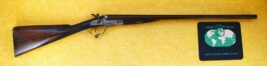 SECTION 58 / NO LICENSE REQUIRED 10 BORE CHARLES LANCASTER UNDER LEVER SIDE BY SIDE HAMMER SHOTGUN