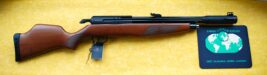 GAMO RISER AMBIDEXTROUS BEECH STOCKED PCP AIR RIFLE.