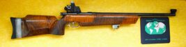 TRUE LEFT-HANDED UNIQUE MODEL 66 MATCH .22 RIM-FIRE TARGET RIFLE. 
